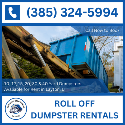 Top Roll-Off Dumpster Rentals in Layton, UT - Home & Commercial - DDD Dumpster Rental Layton